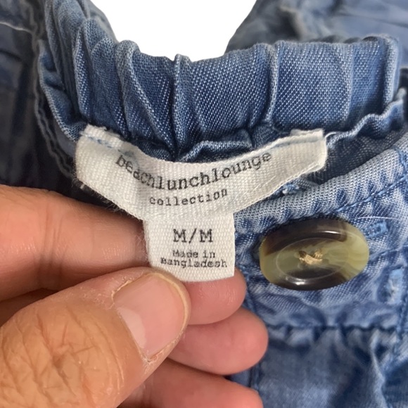 Beachlunchlounge Mallie Chambray Pull on Pants - Picture 7 of 12